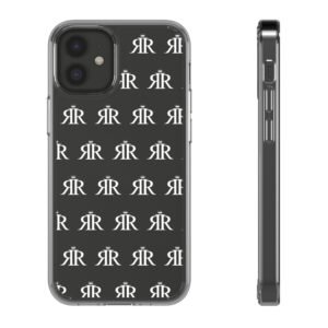 Rags To Riches Signature Monogram Clear Phone Case
